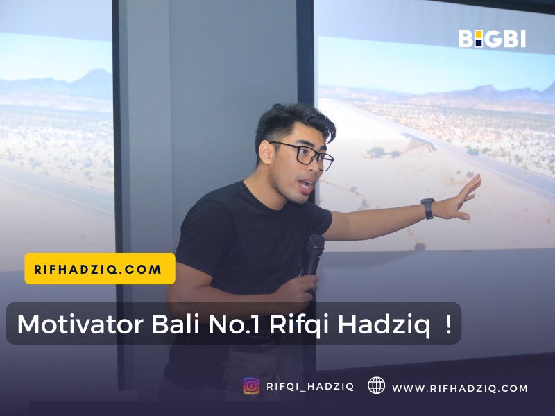 motivator bali rifqi hadziq, pembicara bali, rifqi hadziq motivator,