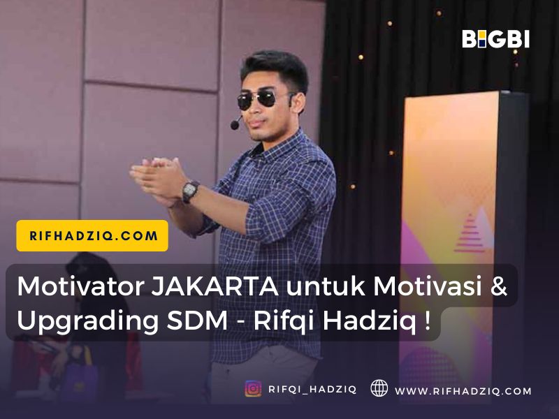 motivator jakarta rifqi hadziq untuk gathering perusahaan