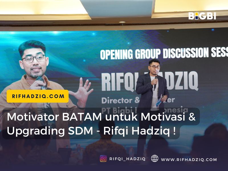 siapa motivator batam terbaik untuk motivasi sales leadership