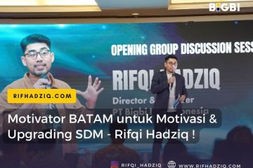 siapa motivator batam terbaik untuk motivasi sales leadership
